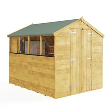 Garden Shed Apex Wooden Storage 4x6 - 12x8 T&G Window Windowless BillyOh Master
