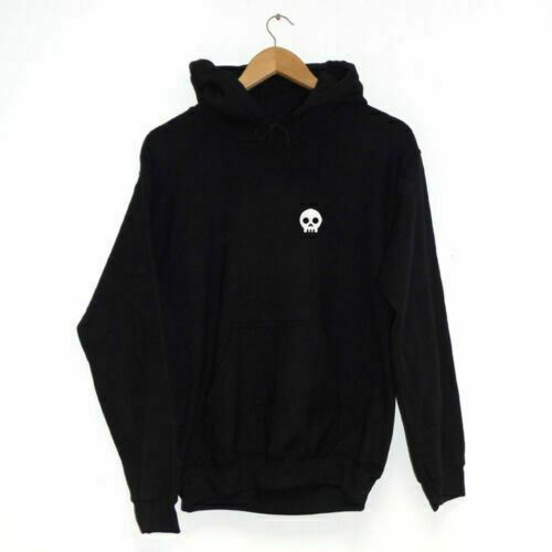 Skull pocket hoodie spooky - skull, |