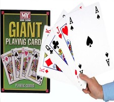A4 Giant Jumbo Big Playing Cards Deck Large Novelty Fun Game Party Kids Adults