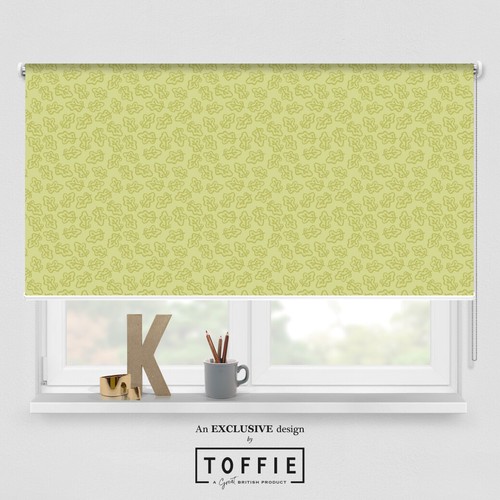 301 oak leaves green roller - oak,