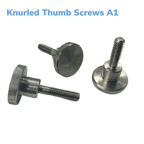 Knurled thumb screws stainless - screws,