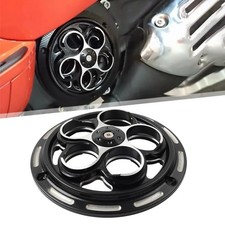 Black Engine Rotating Cooling Fan Cover For Vespa Sprint Primavera 150 2013-2023
