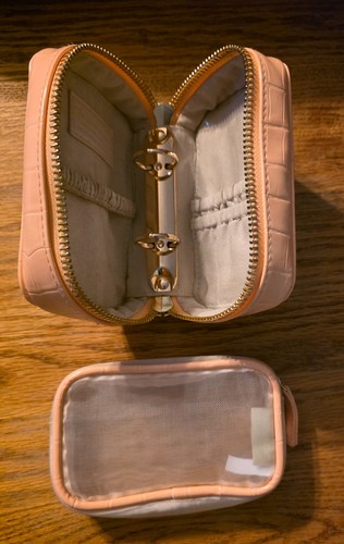 Trish mcevoy faux leather pink - mcevoy,