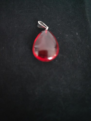 Teardrop dark red garnet - teardrop,
