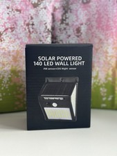 Solar Powered 140 LED Wall Light