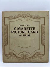 Wills’s Cigarette  Picture - Card  Album.  Empty