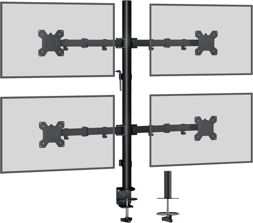 Quad monitor stand - stand, 13-27"