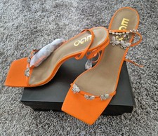Ladies Size 9 Ego Orange
