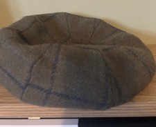 Cappello Newsboy Hat Wool Size L Peakey Blinders Horse Racing Vintage