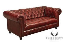 Chesterfield Style Oxford Red