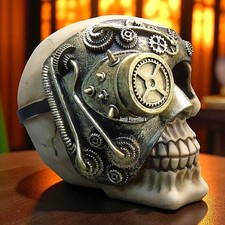 Steampunk Skull Ornament