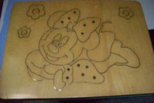   Disney Minnie Mouse  1" THICK  ACCUCUT MARKIV/ BIG SHOT PRO  wooden die 