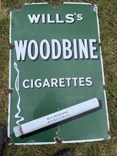 Wills woodbine enamel - wills,