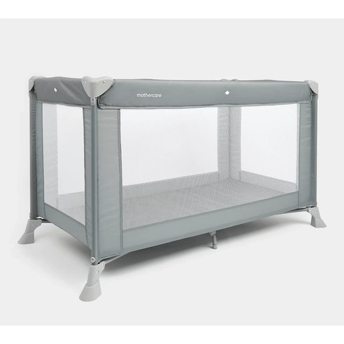 Mothercare grey travel cot - mothercare,