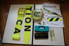 Maxi swatch caution - caution, clock