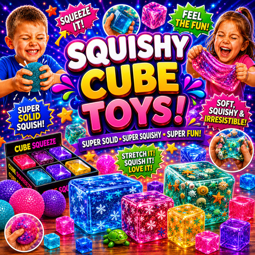 Squishy cube toys - squishy,