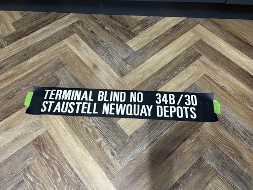 Cornwall cornish bus blind - /,