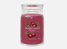Yankee Candle 2 WICKS  - Signature Large Jar - 567 g - BLACK CHERRY