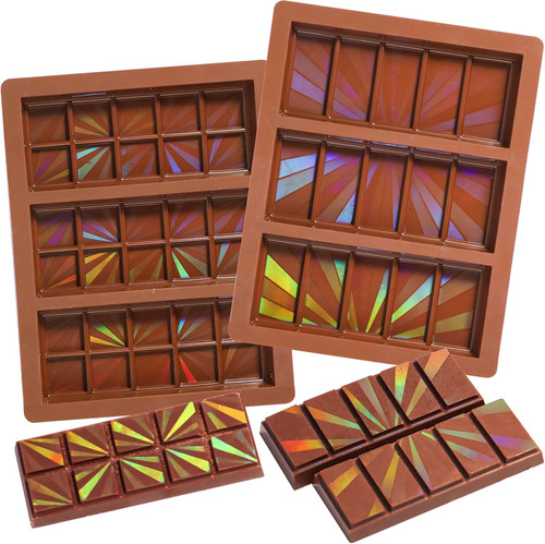 Holographic chocolate mould - holographic,