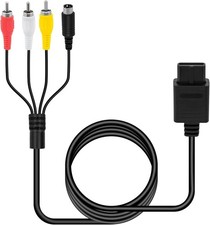 Mcbazel S Video AV Video Audio Cable Cord for Nintendo SNES N64 Gamecube PAL-1.