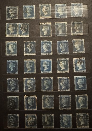 Penny blue - blue, 2d