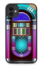 Retro jukebox rubber phone - retro,