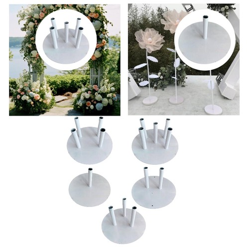 Flower pole display - pole, stand