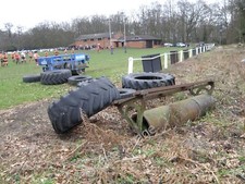Photo 6x4 Rugby ground stuff Ampthill Tyres, roller and scrum training ap c2012
