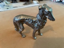 Vintage Borzoi {Russian Hunting Dog} Cast Pewter Figure.