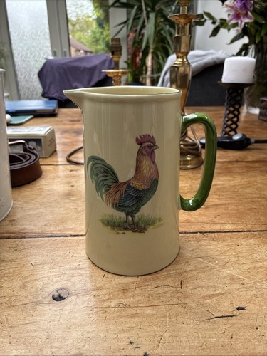 Heron cross pottery - heron, jug