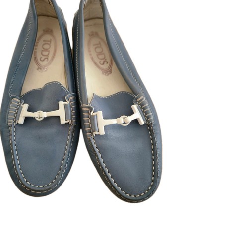 Tod gommino blue leather - tod's,