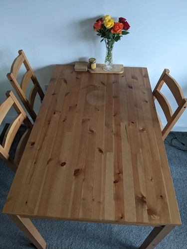 Dining table and chairs - dining,