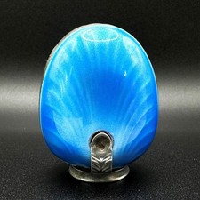 VINTAGE NORWEGIAN ART DECO SALT SHAKER STERLING SILVER ENAMEL N. M. THUNE A/F