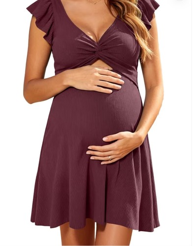 Maternity one piece swim dress - maternity,