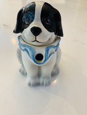 Bob Hersey Pottery Paws Dog Teapot Novelty Mini Teapot 6” Unused