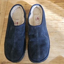 Draper Of Glastonbury Women’s Slippers Size 5 (Fits UK 4) Blue Slim Narrow Fit