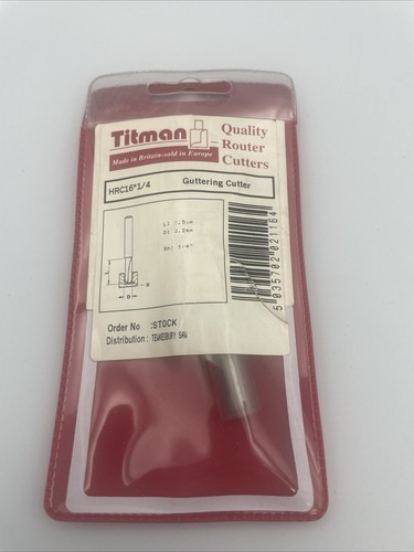 Titman router cutter - -, solid