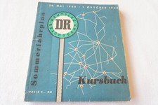 1960 German German Deutsche Reichsbahn Railway Timetable DR Kursbuch