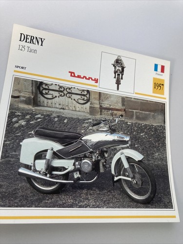 Derny 125 year 1957 collection - derny,