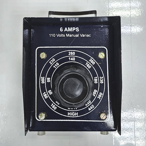 Variable manual transformer - manual, |