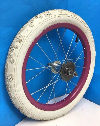 Bicycle rear purple wheel - bicycle,