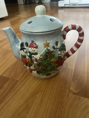 Yankee candle snowmen teapot - candle,
