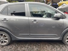 2023 KIA PICANTO X LINE FRONT RIGHT HAND SIDE DRIVERS DOOR GREY WITH GLASS