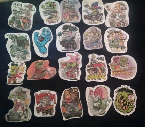 Rat fink demon stickers - 25,