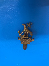 ROYAL NAVAL DIVISION HOOD  BATTALION CAP BADGE ON A SLIDER FIXING