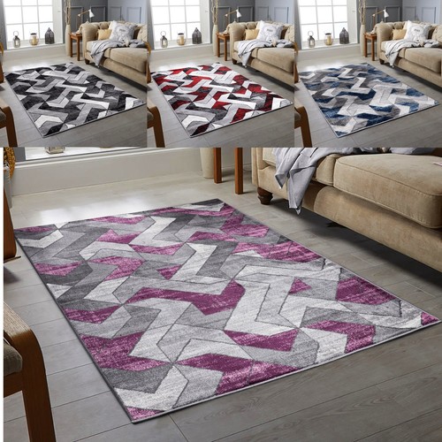 Black grey rugs - grey, small