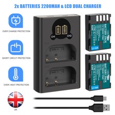 2x DMW-BLF19 BLF19E Battery