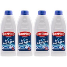 CarPlan BSA001 Blue Star Antifreeze & Coolant Concentrate Down To -36C 1L x 4