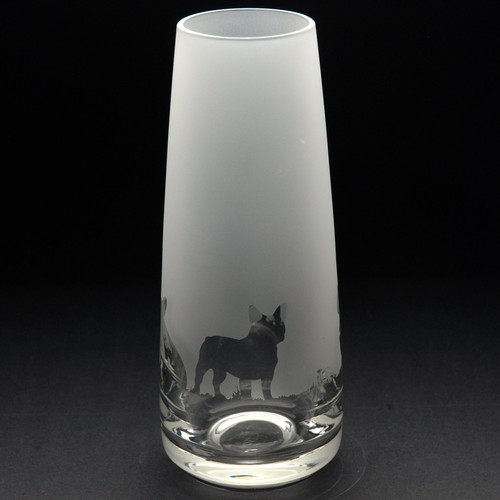 French bulldog dog glass - bulldog, bud