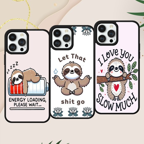 Funny sloth phone case - funny,